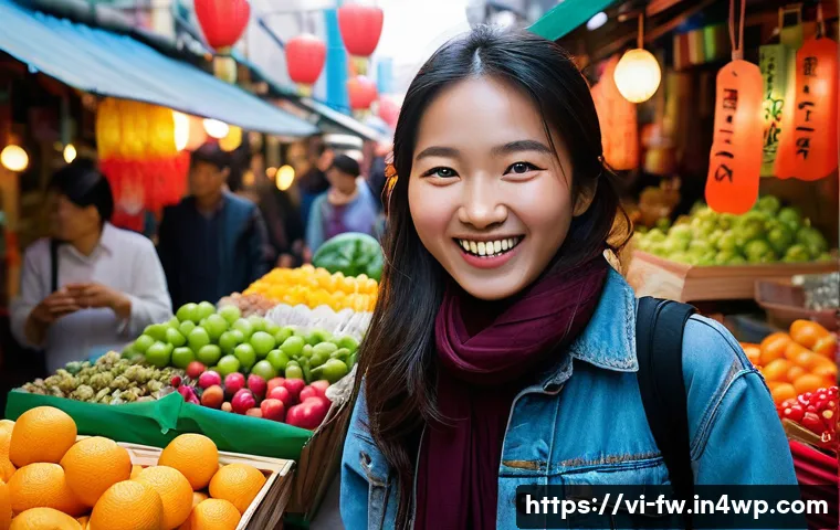문화 충격을 더 잘 이해하기 위한 연구 결과 - **Prompt:** A young woman, appearing to be in her early twenties, stands excitedly in a bustling, vi...