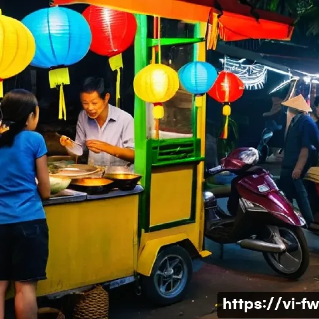 문화 충격과 스트레스 관리의 관계 - **Vibrant Vietnamese Street Food Adventure:** A solo traveler, appearing to be in their mid-20s, wit...